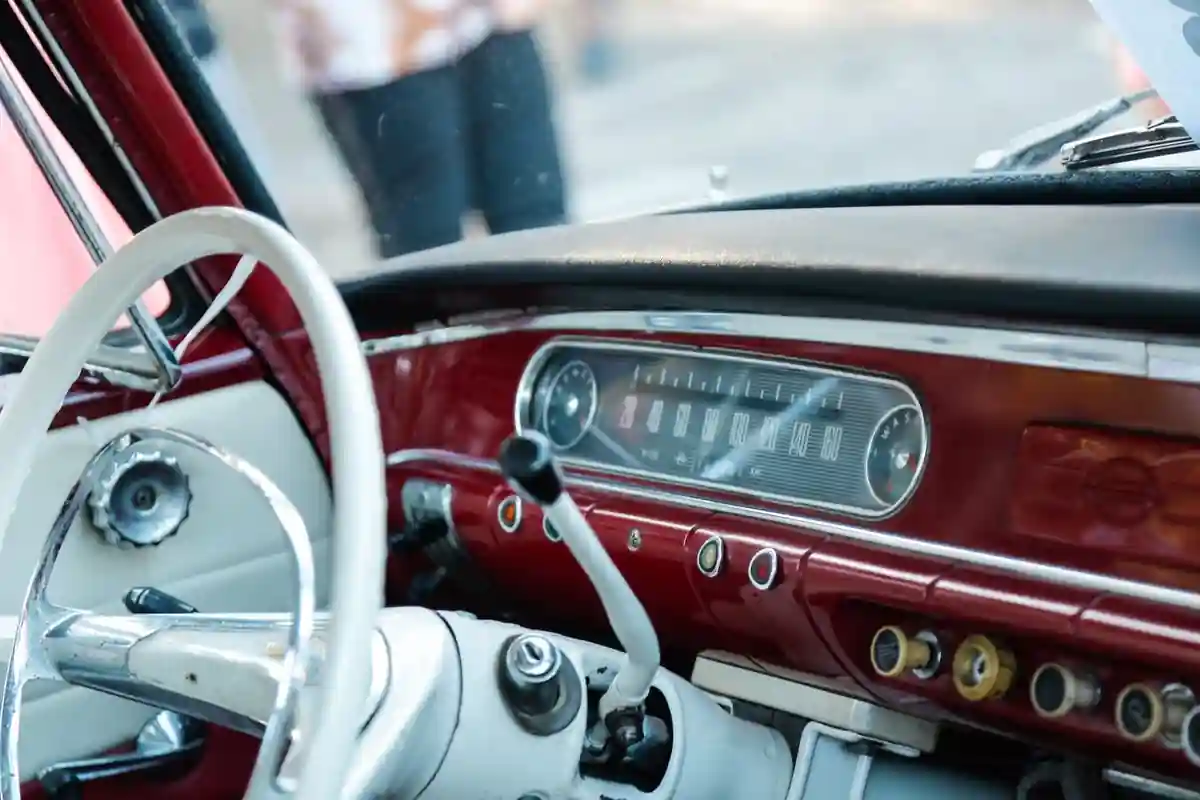 Vintage Car speedometer