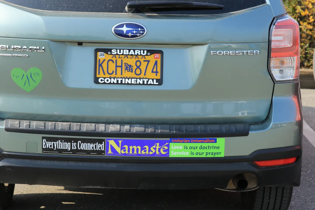 Car bumper stickers