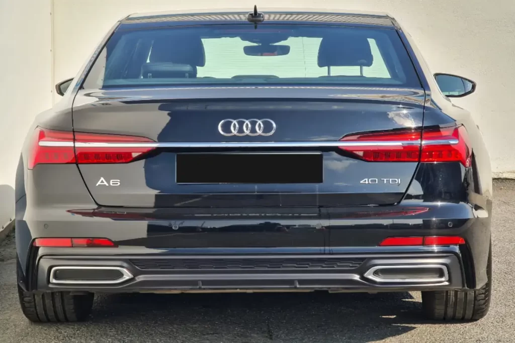 2019 Audi A6 fake rear exhaust dual tip