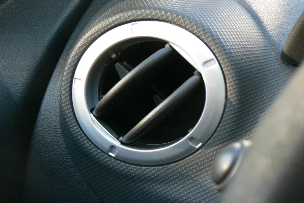 car vent opened