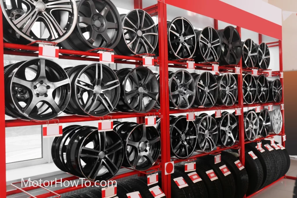 Aftermarket alloy wheels with rims & tires for electric vehicles