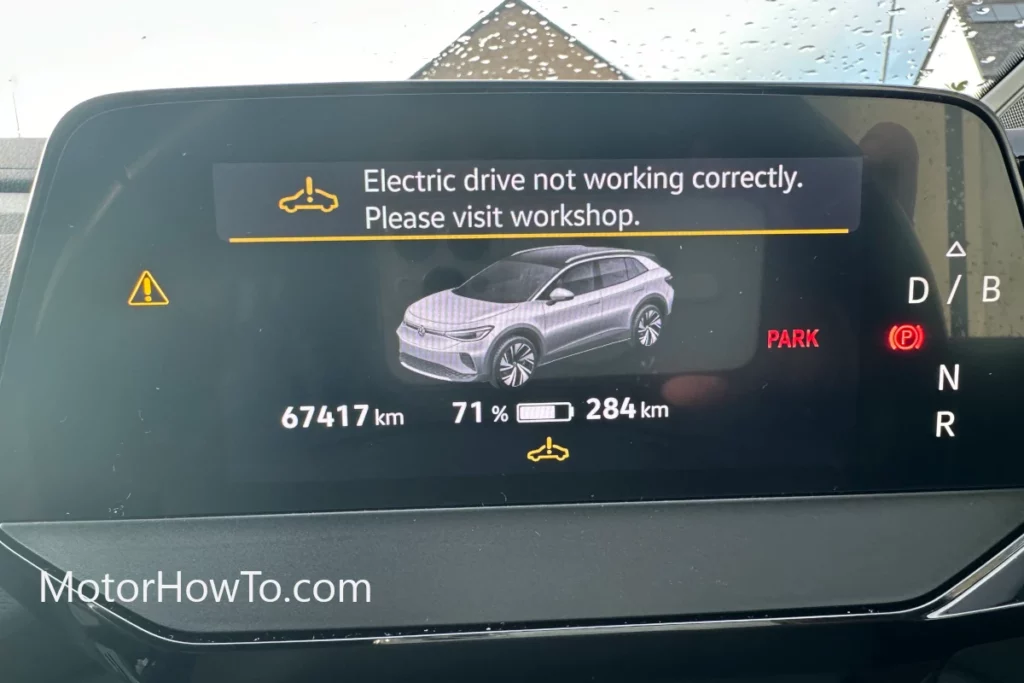 VW ID.4 Electric Drive Not Working Correctly